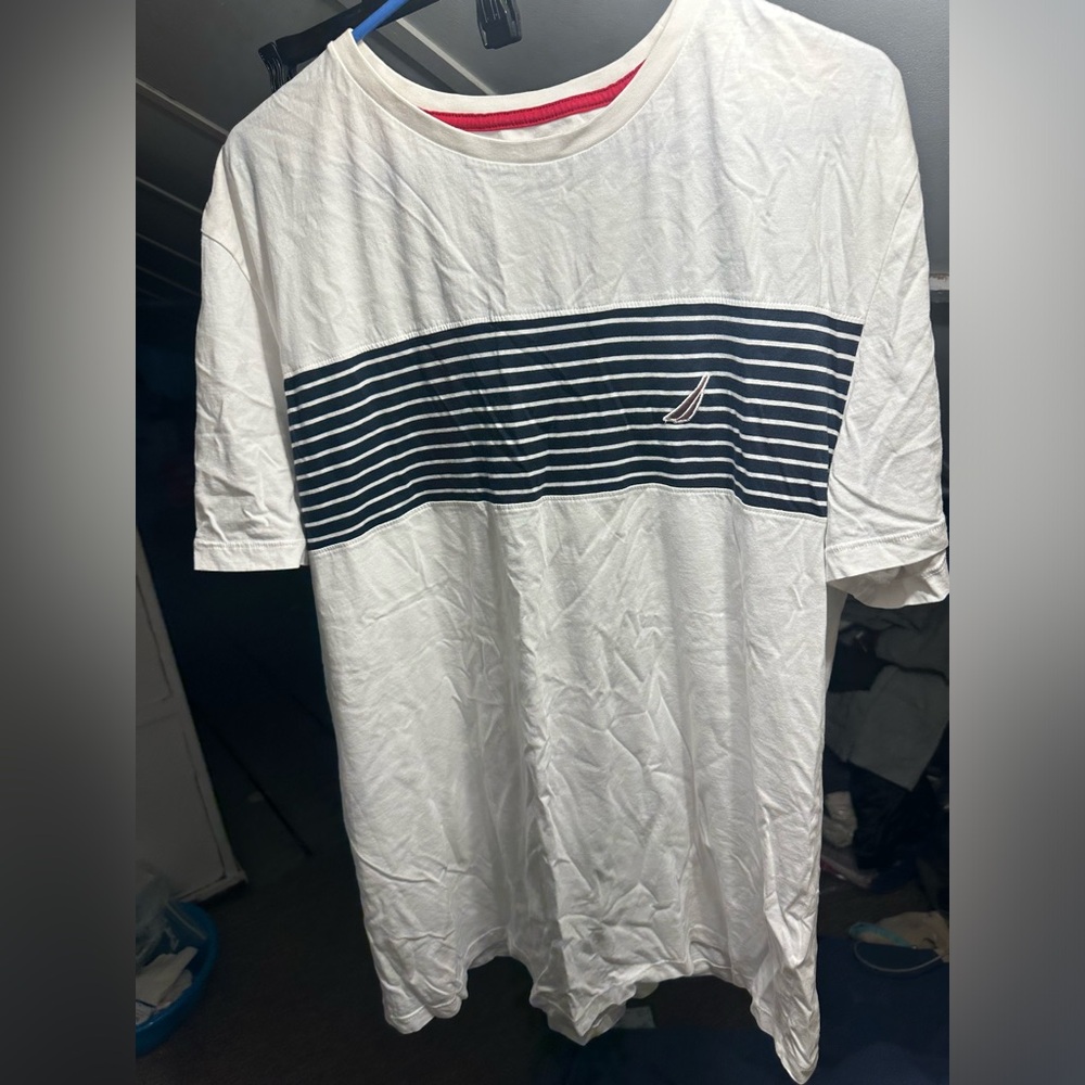 White Nautica T Shirt Size XXL
